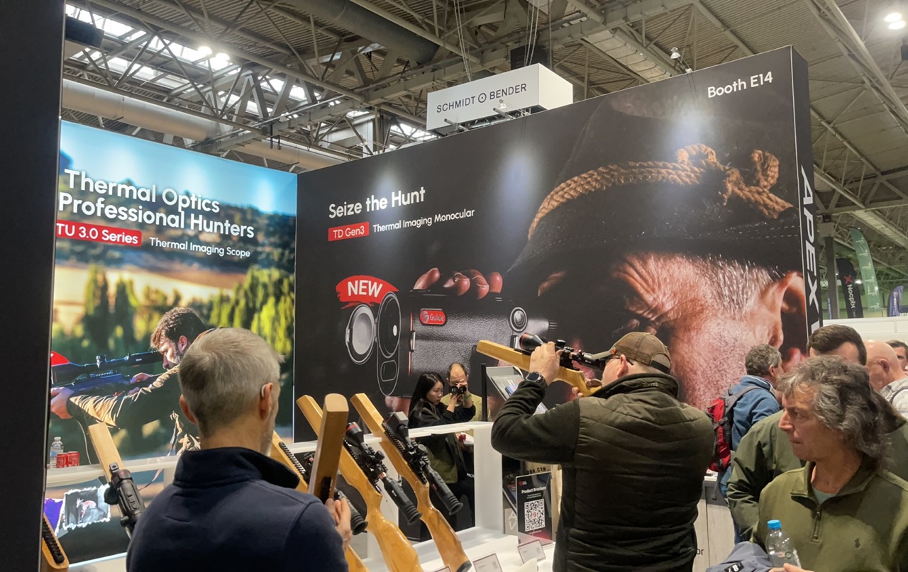 Guide Sensmart destaca sus innovaciones térmicas para múltiples escenarios en la feria «The Great British Shooting Show 2026»
